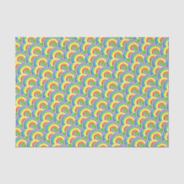 Groovy Rainbow Pattern Seidenpapier