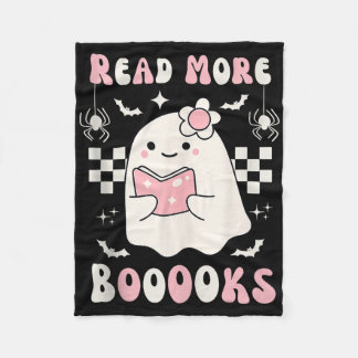 Groovy Read more Bücher Niedlich Ghost Boo Funny H Fleecedecke