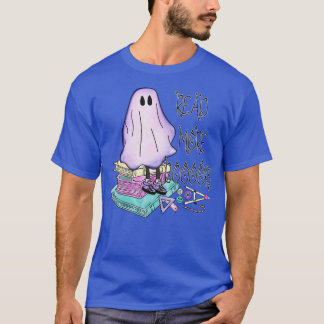 Groovy Read more Bücher Niedlich Ghost Boo Funny H T-Shirt