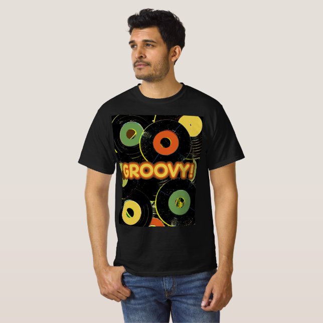 Groovy Records T-Shirt (Vorne ganz)