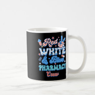 Groovy Red Blue Pharmacy Crew Pharmakokinetik 4. Kaffeetasse
