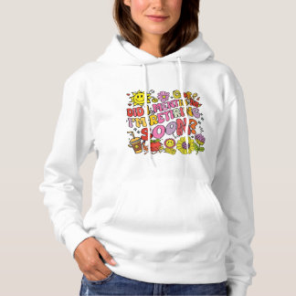 Groovy Retirement Soon Crop Hoodie