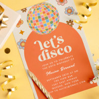 Groovy Retro 70er Let's Disco Geburtstagsparty