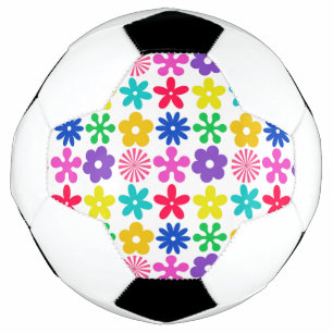 GROOVY RETRO-BLUME FUßBALL