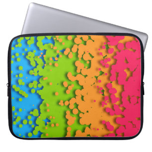 Groovy Retro Bubbly Trippy Funky Panromantischer S Laptopschutzhülle