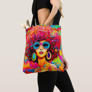 Groovy Retro Chic Pop Tasche