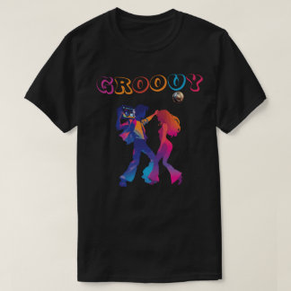 Groovy Retro Disco Style T-Shirt