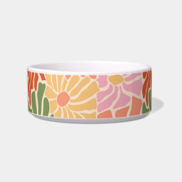 Groovy Retro Floral Napf