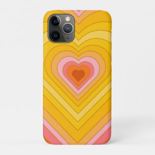 Groovy Retro geschichtetes Herz    Case-Mate iPhone Hülle