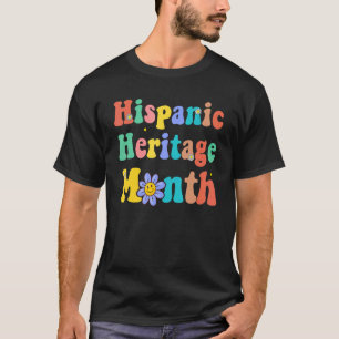 Groovy Retro Hispanic Heritage Monte Lago Maggiore T-Shirt