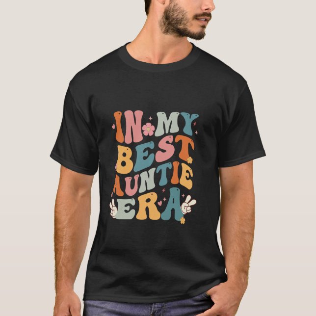 Groovy Retro in meiner besten Tante Ära Coole Tant T-Shirt (Vorderseite)
