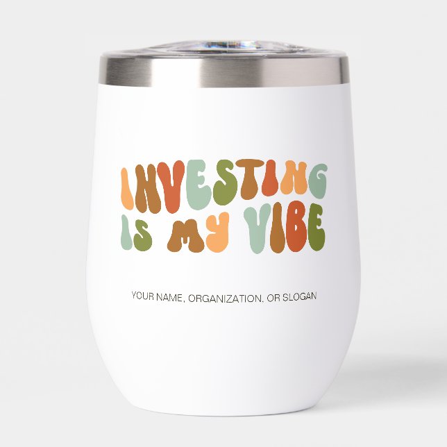 Groovy Retro Investor ist mein lebendiger Finanzin (Vorderseite)