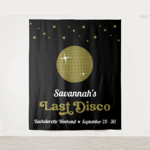 Groovy Retro Letzte Disco Braut Junggesellinnenabs Wandteppich