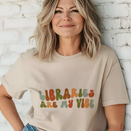 Groovy Retro Libraries sind mein Gesicht, biblisch Tri-Blend Shirt