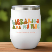 Groovy Retro Libraries sind meine Vibe, buchen Sie