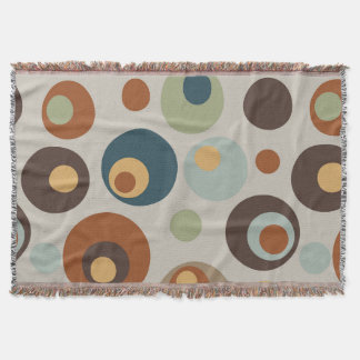 Groovy Retro Mitte Jahrhundertwirbel Blanket Decke