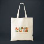Groovy Retro Mixology is My Vibe, Mixologe Tragetasche<br><div class="desc">Retro-Style 'Mixology is My Vibe' Tote-Tasche für Mixologen und Barkeeper</div>