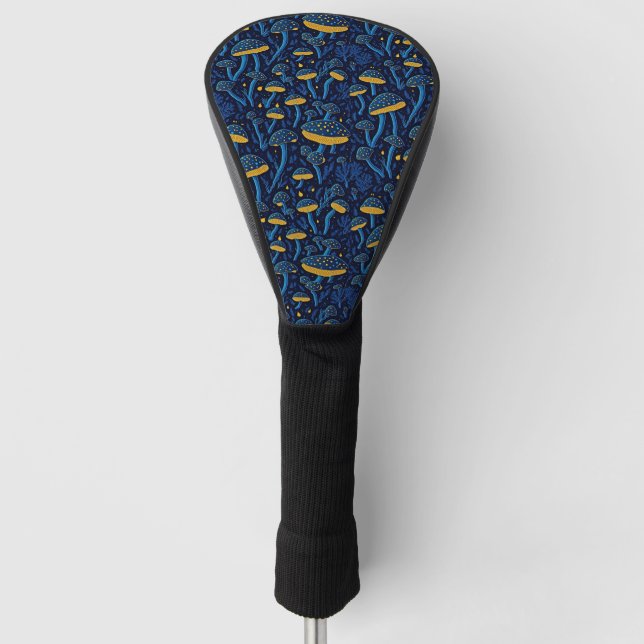 Groovy Retro Mushroom Golf Headcover (Vorderseite)