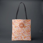 Groovy Retro Orange Florals Monogram Tasche<br><div class="desc">Die Groovy Retro Orange Florals Monogram Tote Bag ist ein stilvolles und funktionelles Accessoire, das für jeden Anlass perfekt geeignet ist. Mit seinem fett orangefarbenen Blumenmuster und dem personalisierten Monogramm verleiht diese Tasche Ihrem Kleiderschrank einen lebendigen Pop. Diese Tasche ist groß genug, um alle Ihre wesentlichen Dinge zu tragen, egal...</div>