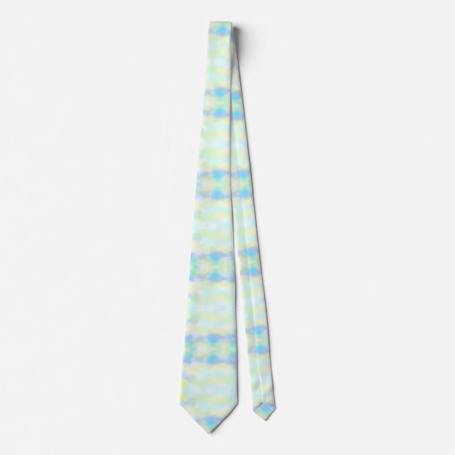 Groovy Retro Pastel Gefärbte Krawatte Muster (Vorderseite)