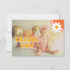 Groovy Retro Personalisiert Danke