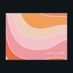 Groovy Retro Pink Orange Moved New Zuhause Address Postkarte<br><div class="desc">Feiern Sie Ihre neue Zuhause mit unserer Groovy Retro Pink Orange Moved Address Postcard! Dieses lebendige Design verbindet Retrosa und Orange mit einem nostalgischen Flair. Ideal,  um das Wort über Ihre neue Adresse im Stil zu verbreiten,  fügt diese Postkarte Ihrer Bewegung eine Touch von Persönlichkeit und Begeisterung hinzu.</div>