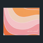 Groovy Retro Pink Orange Moved New Zuhause Address Postkarte<br><div class="desc">Feiern Sie Ihre neue Zuhause mit unserer Groovy Retro Pink Orange Moved Address Postcard! Dieses lebendige Design verbindet Retrosa und Orange mit einem nostalgischen Flair. Ideal,  um das Wort über Ihre neue Adresse im Stil zu verbreiten,  fügt diese Postkarte Ihrer Bewegung eine Touch von Persönlichkeit und Begeisterung hinzu.</div>