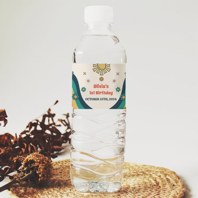 Groovy Retro Rainbow Birthday Party (Von Creator hochgeladen)