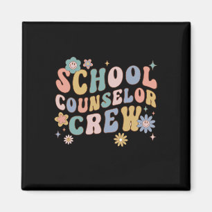 Groovy Retro Schulberater Crew Lehrer Byck To Magnet