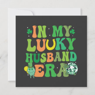 Groovy Retro St Patrick in meiner Ehebändlerzeit D Einladung