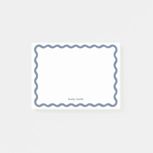 Groovy Retro Wavy Personalisiert Stationery Post-it Klebezettel