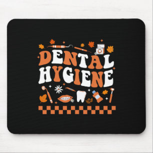 Groovy Retro Zahnhygienie Zahnarztfallfall Mousepad