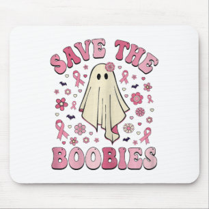 Groovy Rette das S Brustkrebs-BewusstseinsHallowee Mousepad