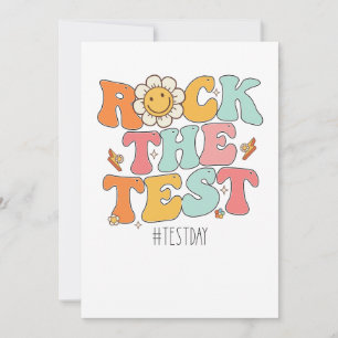 Groovy Rock the Test Motivierend Testing Day Einladung