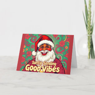 Groovy Santa Feiertagskarte