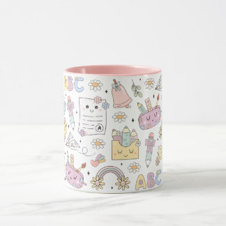 Groovy Schuldesign-Thema Tasse