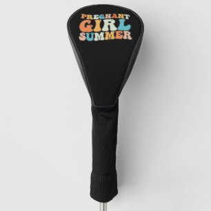 Groovy Schwangere Mädchen Sommer Schwangerschaft R Golf Headcover