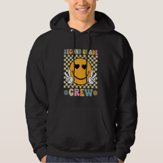 Groovy Second Grade Crew zurück zur Schule Hoodie
