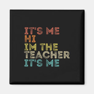 Groovy sein Ich Hi Im Lehrer Ich Spaß Teache Magnet