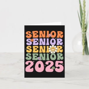 Groovy Senior 2025 Cl von 2025 k to School Graduat Karte