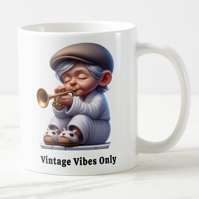 Groovy Senior Citizen Music Legends Kaffeetasse (Von Creator hochgeladen)