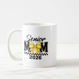 Groovy Senior Mom Softll Cl von 2026 Coquette Bow Kaffeetasse