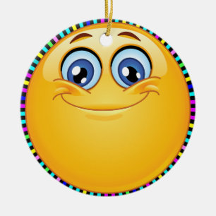 Groovy Smile Happy Face - SRF Keramik Ornament