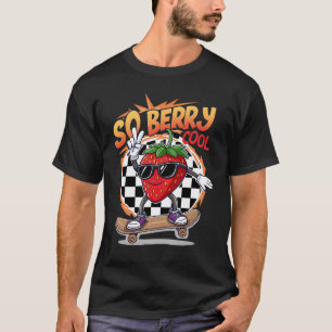 Groovy So Berry Cool Frucht Lover Strawberry Saiso T-Shirt