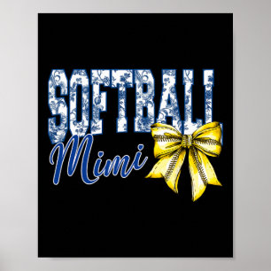 Groovy Softll Mimi Blau Chinoiserie Koks Bow G Poster