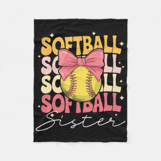 Groovy Softll Sister Coquette Bow Softll  Fleecedecke