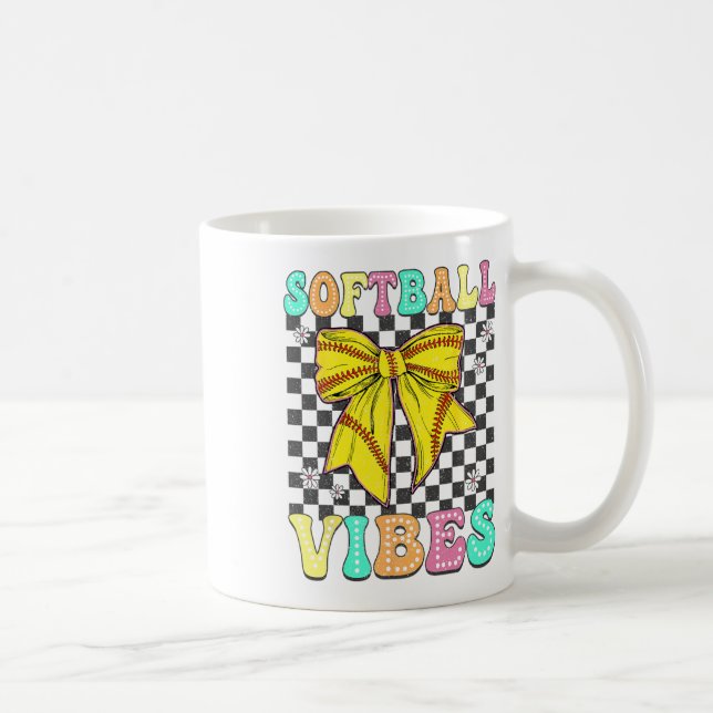Groovy Softll Vibes Softll Mädchen Frauen  Kaffeetasse (Rechts)