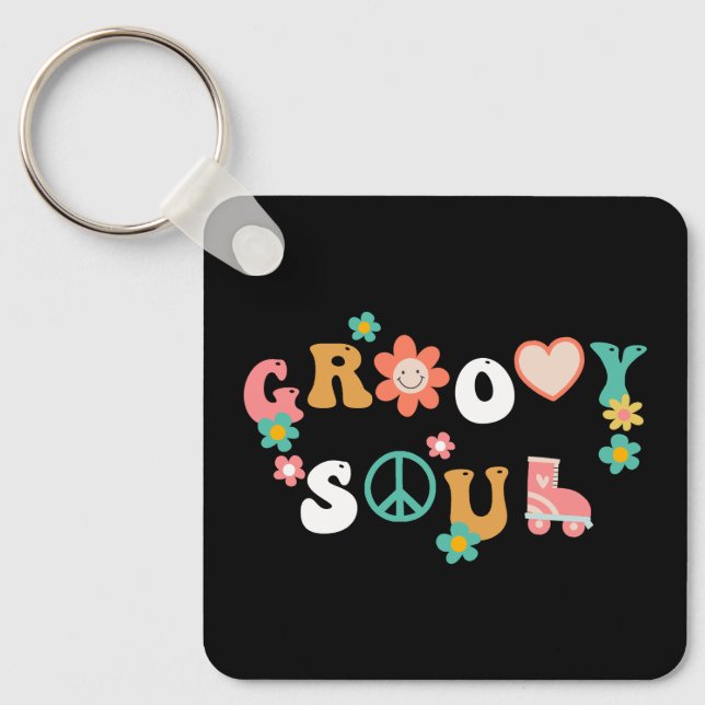 Groovy Soul Schlüsselanhänger (Vorderseite)