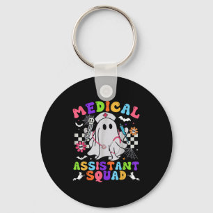 Groovy Spooky Medical Istant Squad Niedlich Hallow Schlüsselanhänger