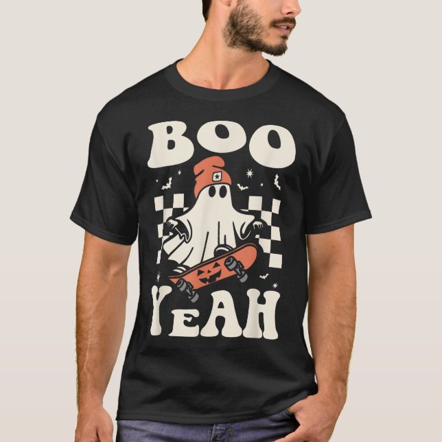 Groovy Spooky Vibes T-Shirt (Vorderseite)